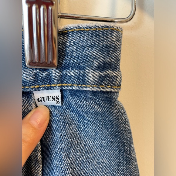 Vintage Guess Denim Mini Skirt - Picture 2 of 6